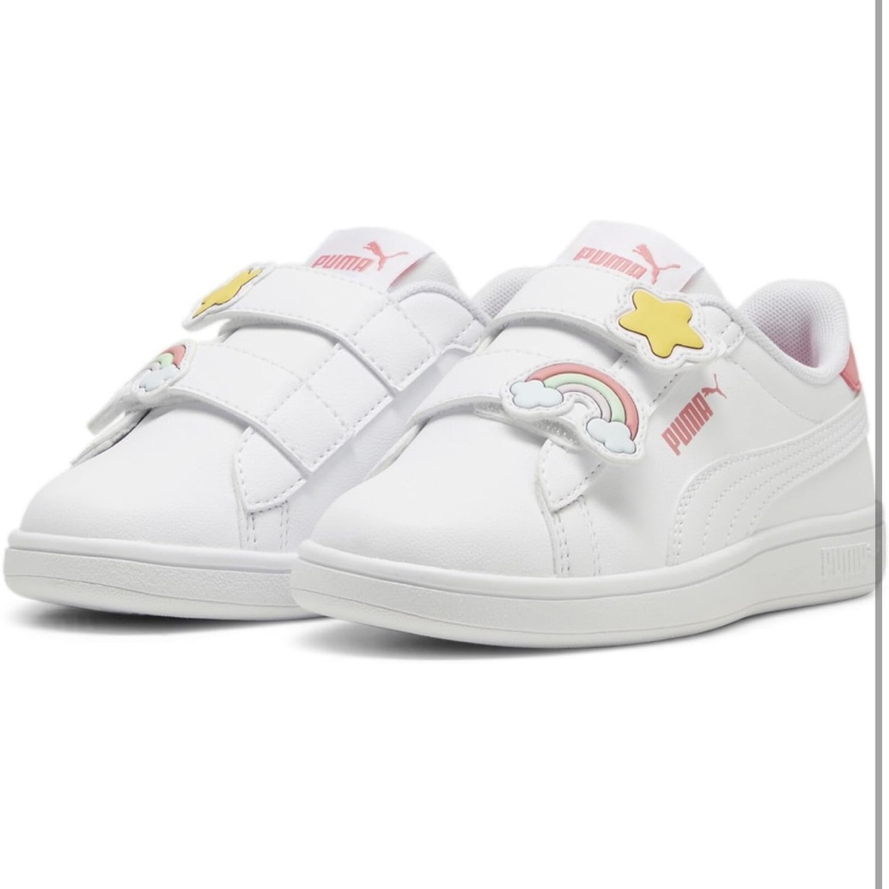 NWT Puma Smash hook and loop sneakers toddler girls 11M